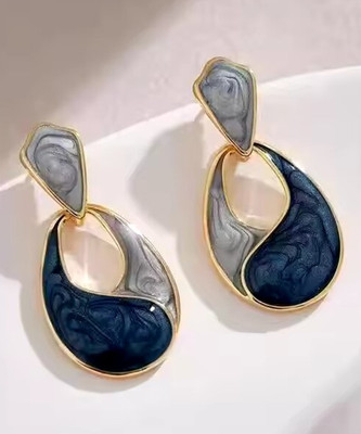 ADORNITY Earrings For Women Girls Waterdrop Earring Korean Earrings For Girls Women Stainless Steel Drops & Danglers