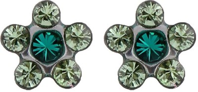 STUDEX Daisy August Peridot – May Emerald Allergy free Metal Stud Earring