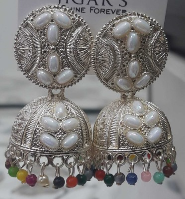 satgur engineers ER01/2024 Pearl Alloy Jhumki Earring