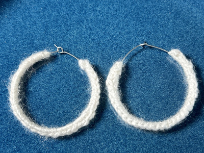 NaipunyaCraft NP_Loop_2 Silk Dori Hoop Earring