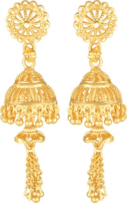 VIGHNAHARTA Elegant Twinkling Beautiful Gold Plated Jhumki Earring for Women and Girls Alloy Jhumki Earring