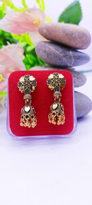 STYLERICH STYLERICH Gold,Toned Ethnic Jhumki Earring for Less Gold Plated Earrings Women. Brass Earring Set