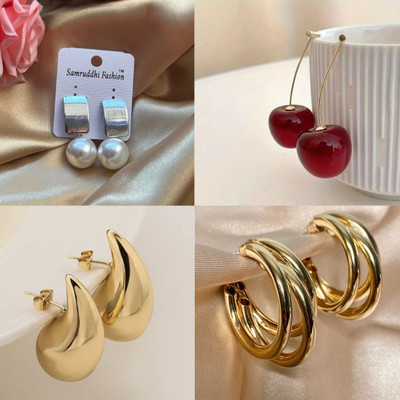 ALTRIX TRADER 0002 Alloy Earring Set, Stud Earring, Tassel Earring