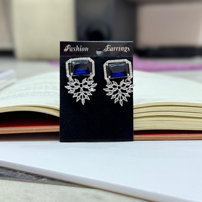 Charms Designer Crystal Diamond Alloy Drop Earring Alloy Drops & Danglers