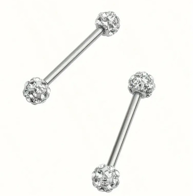 house of common Stylish Silver Plated Cubic Zirconia Studded Studs Cubic Zirconia Alloy Stud Earring