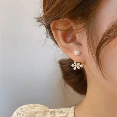 Deva jewels jewellery for women Pearl Alloy Stud Earring