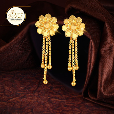 VIGHNAHARTA VFJ2038ERG_10 Brass Ear Thread, Drops & Danglers