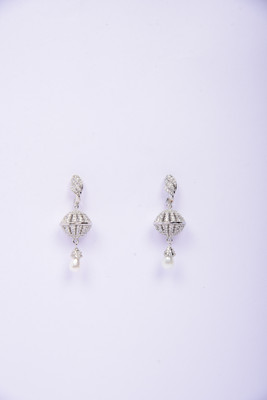 Namokriti Drop Earring Cubic Zirconia, Pearl Alloy Drops & Danglers, Earring Set