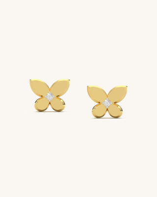 SHAYN Classic Butterfly Studs Sterling Silver Stud Earring
