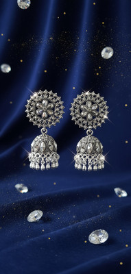 Shree Creations earrings for women , earings for girls , black jhumki Beads Alloy Earring Set, Jhumki Earring, Plug Earring, Drops & Danglers