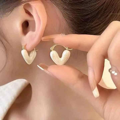 ADORNITY Stylish Korean Earrings For Women Girls Korean Jewellery For Girl Valentine Gift Alloy Stud Earring
