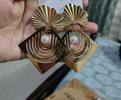 Fasion Korean earings Beads Metal Stud Earring, Chandbali Earring, Earring Set