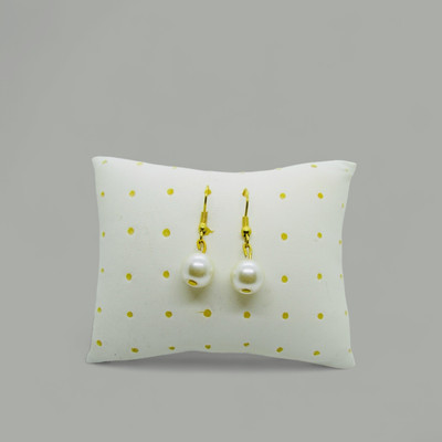 RAPPERSSHOP Pearl Earring Beads Brass Drops & Danglers, Earring Set, Stud Earring