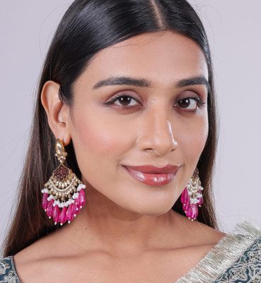 SATRANGI JEWEL SATRANGI JEWEL CHARMING CHANDELIER EARRINGS Crystal Alloy Drops & Danglers
