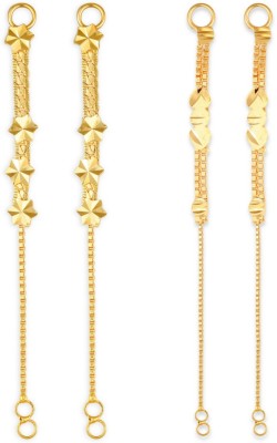 VIGHNAHARTA Kanchain Ear chain kanoti ear Cuff Ear to Ear Chain Combo for Women and Girls Alloy Drops & Danglers