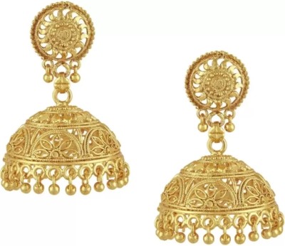 FASHION HOUSE AV INTERNATIONAL TRADING HEAVY earrings jhumki Brass, Copper Jhumki Earring