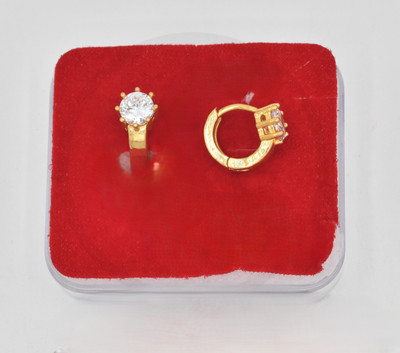 gvg CZ BALI - 40 Alexandrite Alloy Hoop Earring