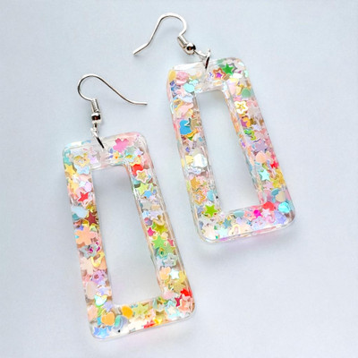 Queens jewel Shiny Resin Drops & Danglers
