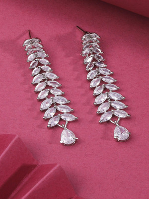 Bhagya Lakshmi AD Stone Earring Alloy Jhumki Earring
