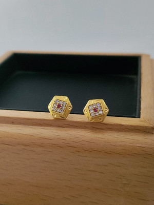 SUGHOSH Stylish & Trendy Gold Earrings Alloy Earring Set