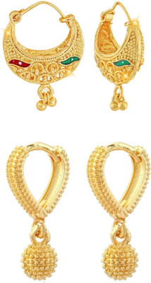 VIGHNAHARTA Stud Earring Combo set For Women and Girls Alloy Stud Earring[VFJ1179-1139ERG] Brass Stud Earring, Clip-on Earring