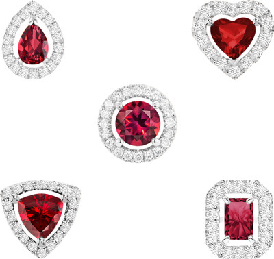 MINUTIAE Earring for Women & Girls Crystal Brass Stud Earring