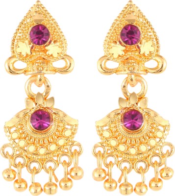 VIGHNAHARTA Charming Alloy Gold CZ dangler studs Earring for Women and Girls Cubic Zirconia Alloy, Brass Drops & Danglers, Stud Earring