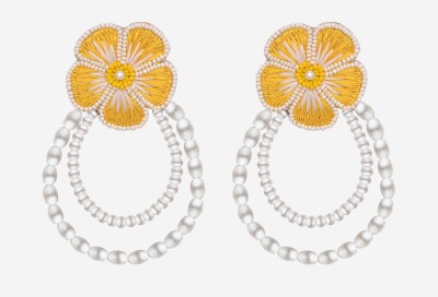 IIK Collection Fashion Fabric Tassel Earring, Drops & Danglers