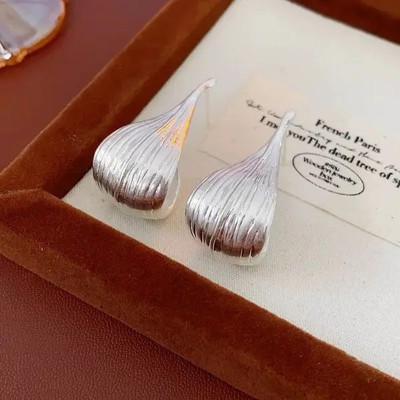 Muskan Enterprises Trending Turn Head silver Stainless Steel Earring Set