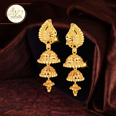 VIGHNAHARTA Elite Stone Work bollywood Jhumki Earring for Women and Girls Alloy Jhumki Earring