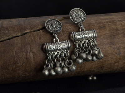 Zevaras ZEVARAS EARRING German Silver Hoop Earring, Chandbali Earring, Drops & Danglers, Stud Earring