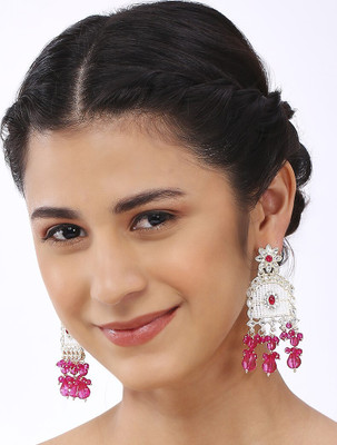 SATRANGI JEWEL SATRANGI JEWEL CRYSTAL DESIGNER EARRINGS Crystal Drops & Danglers