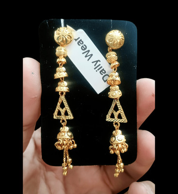 DIVS FASHION SUIDHAGA EARRING WITH TRIANGLE SHAPE DESIGN Brass Drops & Danglers