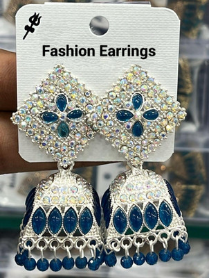 RUBI DESIGN CREATION Latest Earing's for Girls and Women's Cubic Zirconia Brass Jhumki Earring