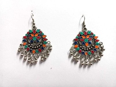 NAVYA ADORATION multicolor earing Alloy Huggie Earring, Earring Set, Drops & Danglers, Jhumki Earring, Hoop Earring