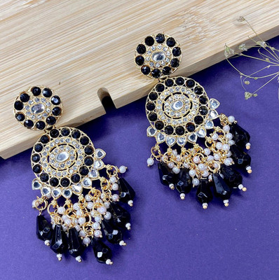 TANLOOMS Beautiful Design Sparkling Dangler Earrings For Girls & Women Alloy Drops & Danglers