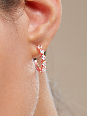 MINUTIAE Drops & Danglers Earrings for Women & Girls Crystal Brass Drops & Danglers