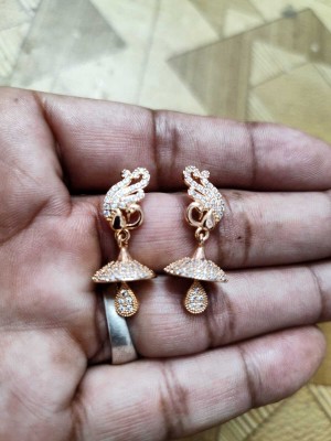 Shree Shyam aa Aquamarine Brass Jhumki Earring