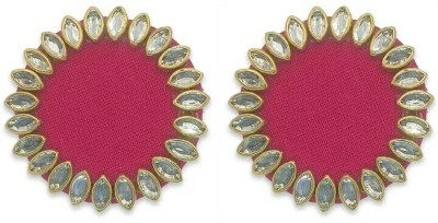 Rucihta jewelers Pink earrings Beads Stone Drops & Danglers