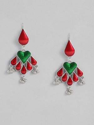 Sangria Geometric Shaped Drop Earrings Alloy Drops & Danglers