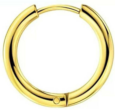 glowtesto Korean Style EXCLUSIVE HOOP EARINGS FOR MENS & WOMENS STAINLESS STEEL Alloy Hoop Earring