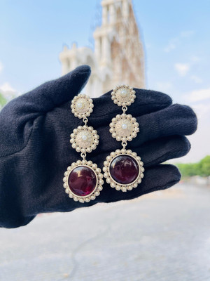 Zewar By Rajni Fidaa Earring Cubic Zirconia Brass Drops & Danglers