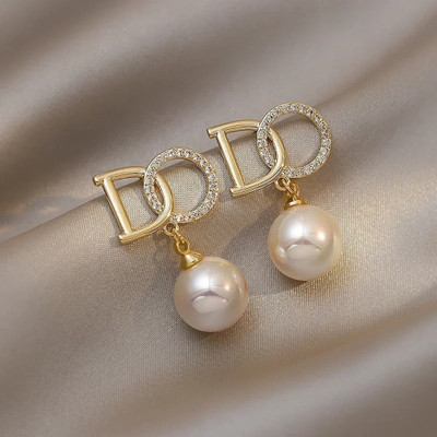 MAHADEV CREATION New Korean Designer Earrings Crystal Alloy Stud Earring