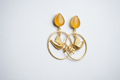 JAWALRY JUNCTION Elegant Crystal Drop and Dangler Earring Brass Drops & Danglers