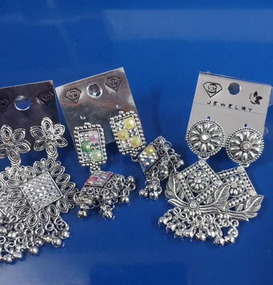 TEWMN Ear Ring 03 Pearl Alloy Stud Earring, Drops & Danglers, Hoop Earring, Plug Earring, Jhumki Earring