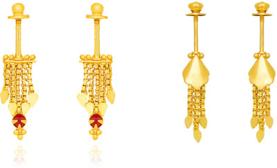 LUV FASHION New Traditional Premium Bugadi Earrings Collection Brass Drops & Danglers
