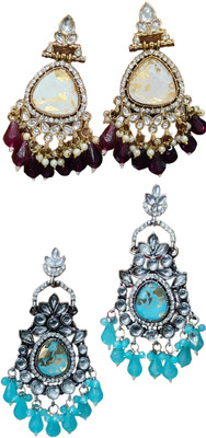 SKG Fashions Simple Elegant Versatile Earring Set for Women Alloy Earring Set