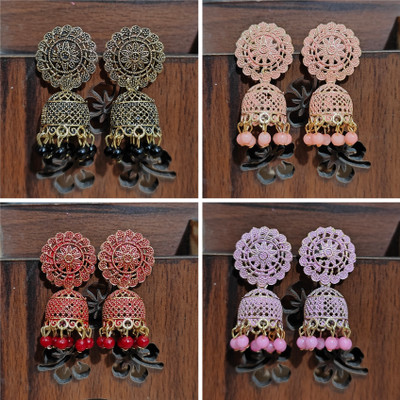 Alloy Jhumki Earring, Stud Earring
