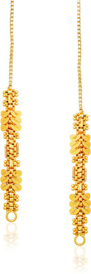 Drashti Collection Traditional Mircon Plated Ear Chain For Women Brass Ear Thread