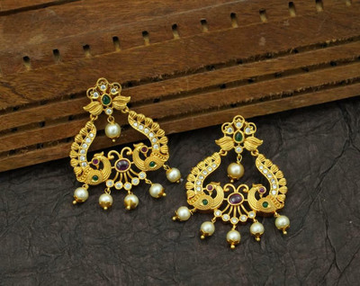 BHARGAV ART EARRING Ruby Alloy Earring Set